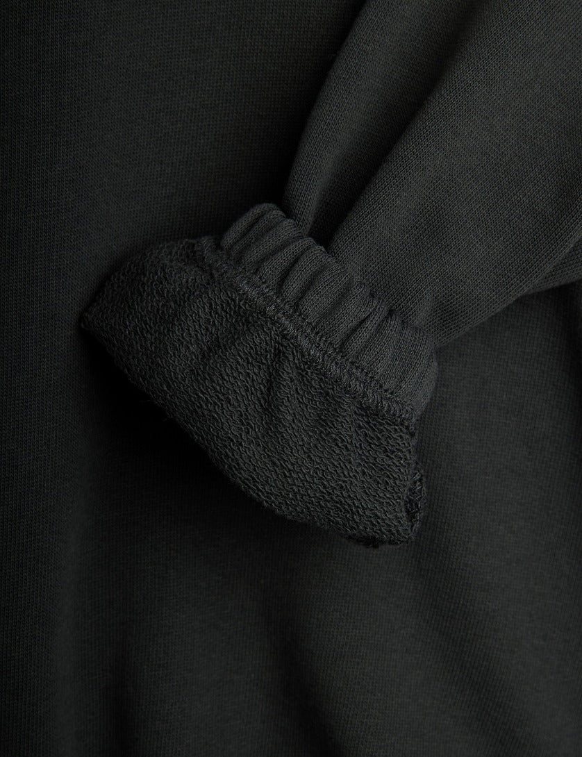 【mini rodini】Panther patch collar sweatshirt Black スウェット 92/98,104/110,116/122  | Coucoubebe/ククベベ