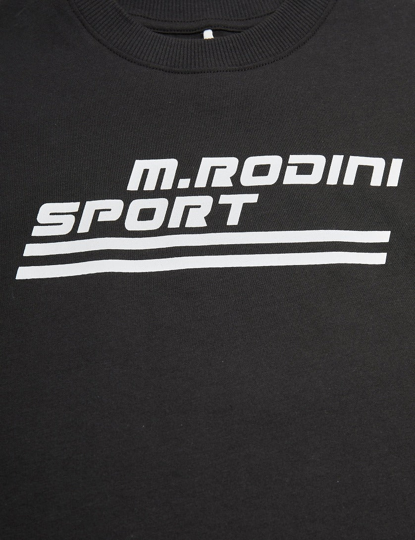 【mini rodini】【30%OFF】M RODINI SPORT SP SS TEE Black 半袖Tシャツ 80/86,92/98,104/110,116/122,128/134  | Coucoubebe/ククベベ