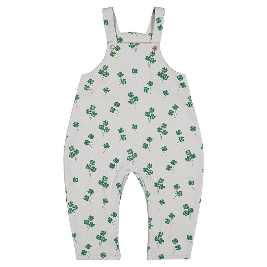 【STUDIO BOHEME】【9月上旬発送】HOMER OVERALLS GREY/CLOVERS サロペット 12m,18m  | Coucoubebe/ククベベ