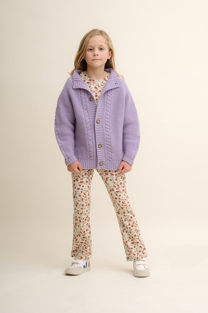 【garbo&friends】Royal Cress Rib Jersey Kick Flare Leggings レギンス 1-2y,3-4y  | Coucoubebe/ククベベ