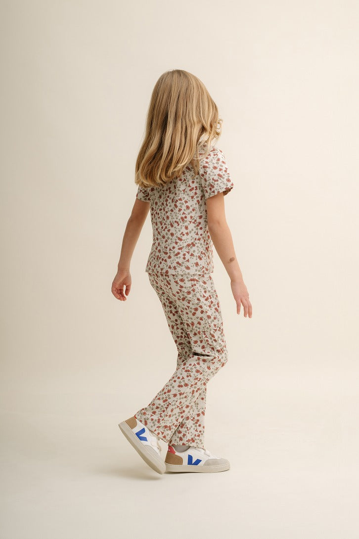 【garbo&friends】Royal Cress Rib Jersey Kick Flare Leggings レギンス 1-2y,3-4y  | Coucoubebe/ククベベ