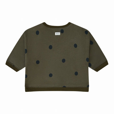 【organic zoo】Olive Dots Sweatshirt スウェット 6-12M（Sub Image-2） | Coucoubebe/ククベベ