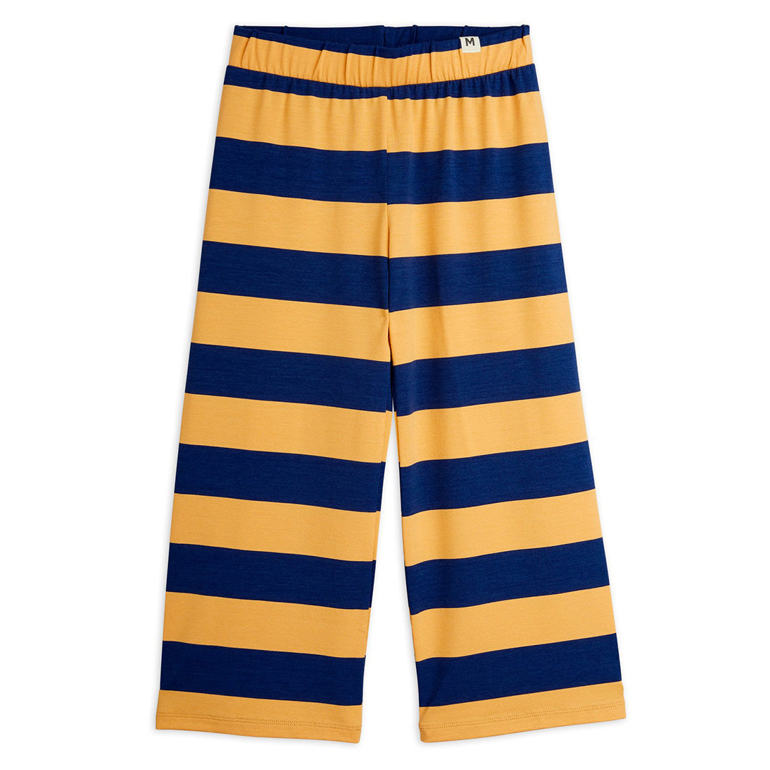 【mini rodini】Block stripe trousers Beige パンツ 80/86,92/98,104/110,116/122  | Coucoubebe/ククベベ