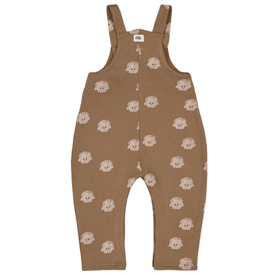 【STUDIO BOHEME】【9月上旬発送】HOMER OVERALLS MOCHA/DOGS サロペット 12m,18m（Sub Image-2） | Coucoubebe/ククベベ