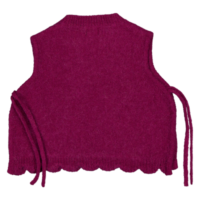 【LOIR Paris】Pull JULIETTE BORDEAUX WOOL ベスト 24m,36m（Sub Image-2） | Coucoubebe/ククベベ