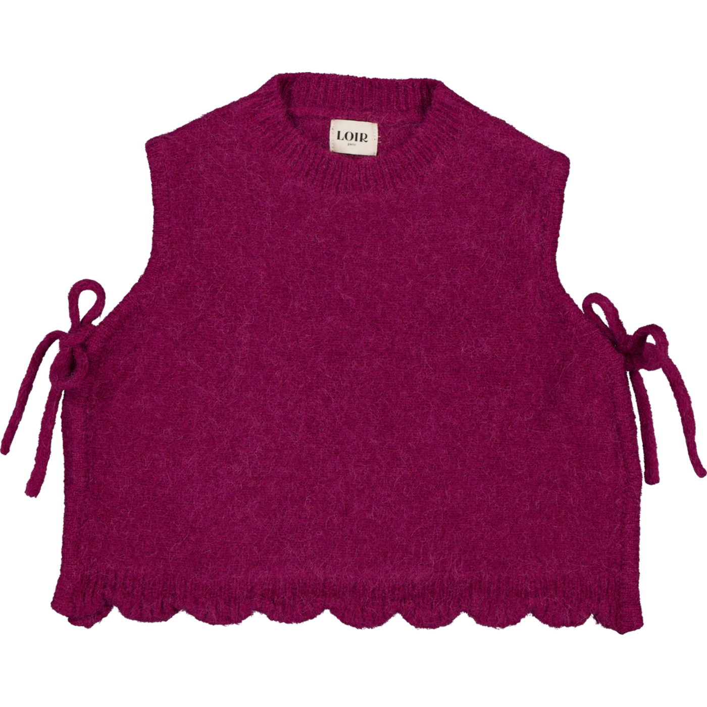 【LOIR Paris】Pull JULIETTE BORDEAUX WOOL ベスト 24m,36m  | Coucoubebe/ククベベ
