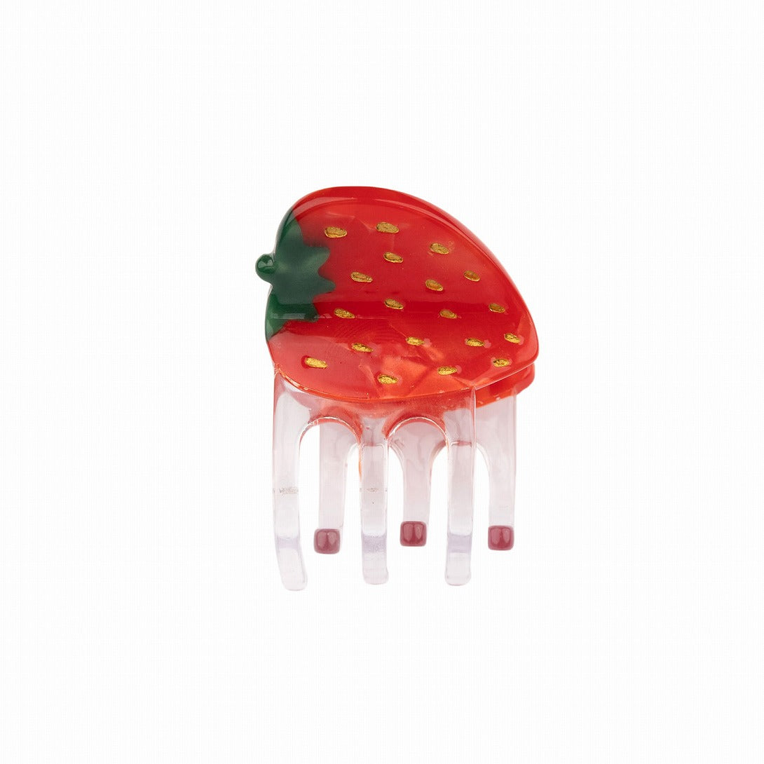 【Coucou Suzette】Strawberry Mini Hair Claw ストロベリーミニヘアクロー  | Coucoubebe/ククベベ