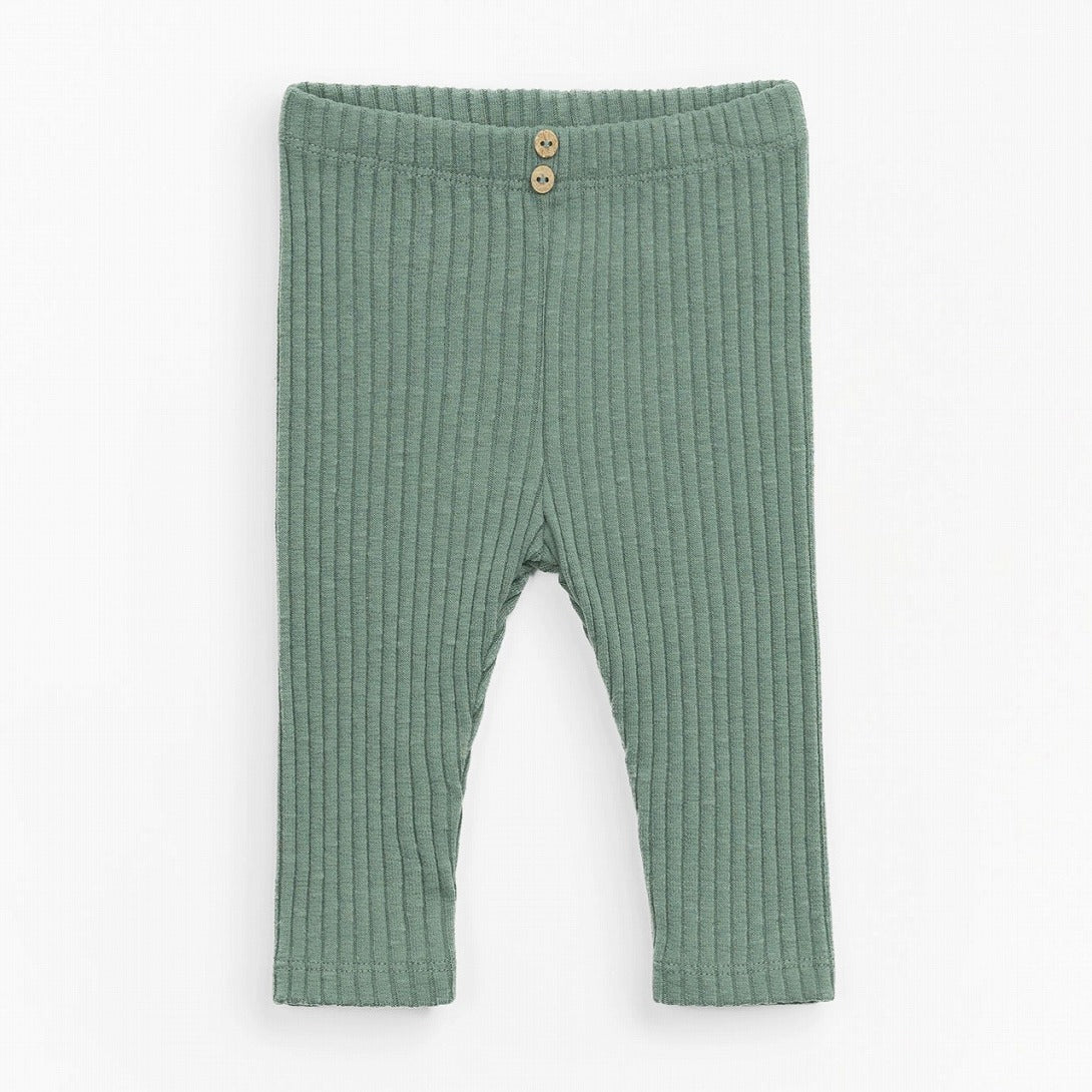 【PLAY UP】【40%OFF】Leggings with mixture of natural and recycled fibres khaki レギンス 12m,18m,24m,36m  | Coucoubebe/ククベベ