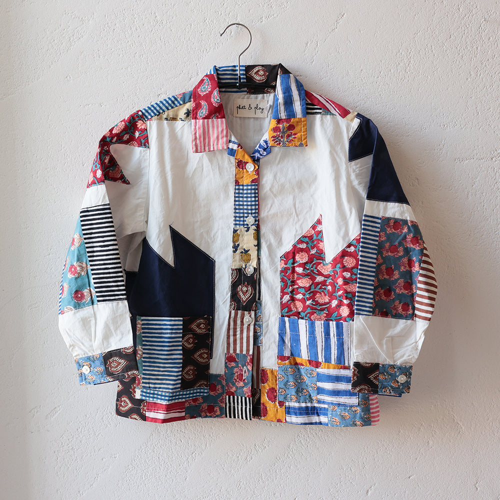 BABY Berry♡Dot Cafeブラウス　サックス トップス(KIDS) | Coucoubebe/ククベベ