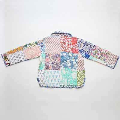 【phet and ploy】QULTED JACKET Blue stripe ジャケット 2y,4y（Sub Image-3） | Coucoubebe/ククベベ
