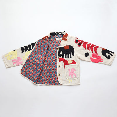 【phet and ploy】APPLIQUE JACKET Beige ジャケット 2y,4y（Sub Image-2） | Coucoubebe/ククベベ