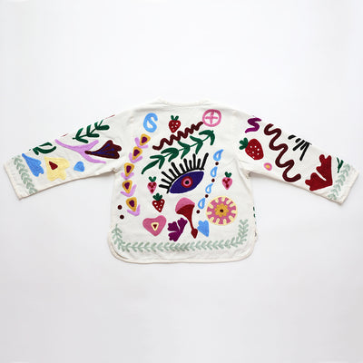 【phet and ploy】SUZANI JACKET Blue stripe ジャケット 2y,4y（Sub Image-2） | Coucoubebe/ククベベ