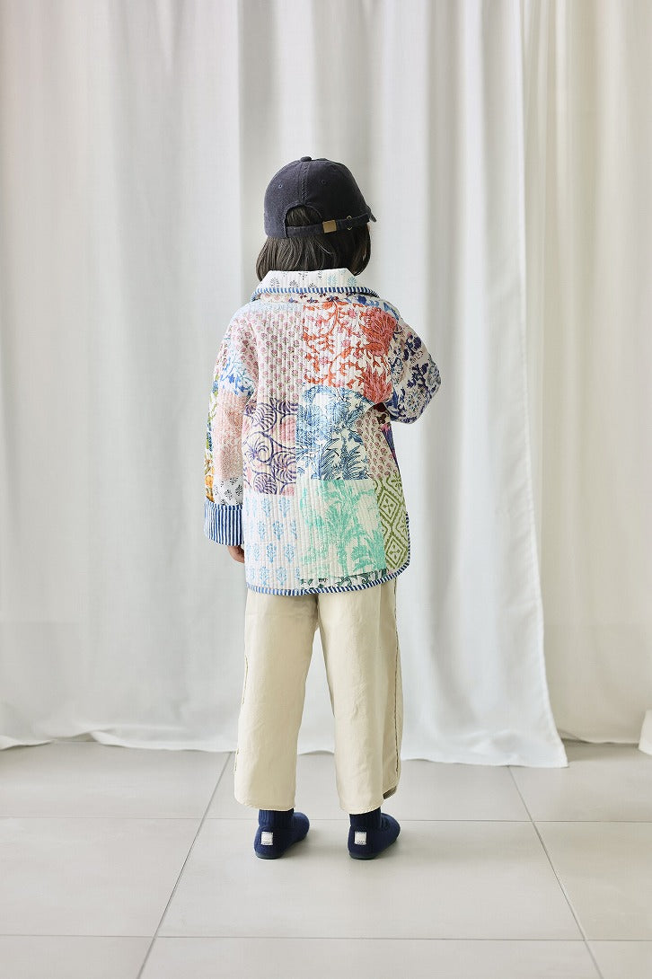 【phet and ploy】QULTED JACKET Blue stripe ジャケット 2y,4y  | Coucoubebe/ククベベ