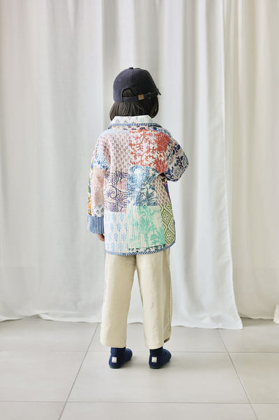 【phet and ploy】QULTED JACKET Blue stripe ジャケット 2y,4y（Sub Image-7） | Coucoubebe/ククベベ