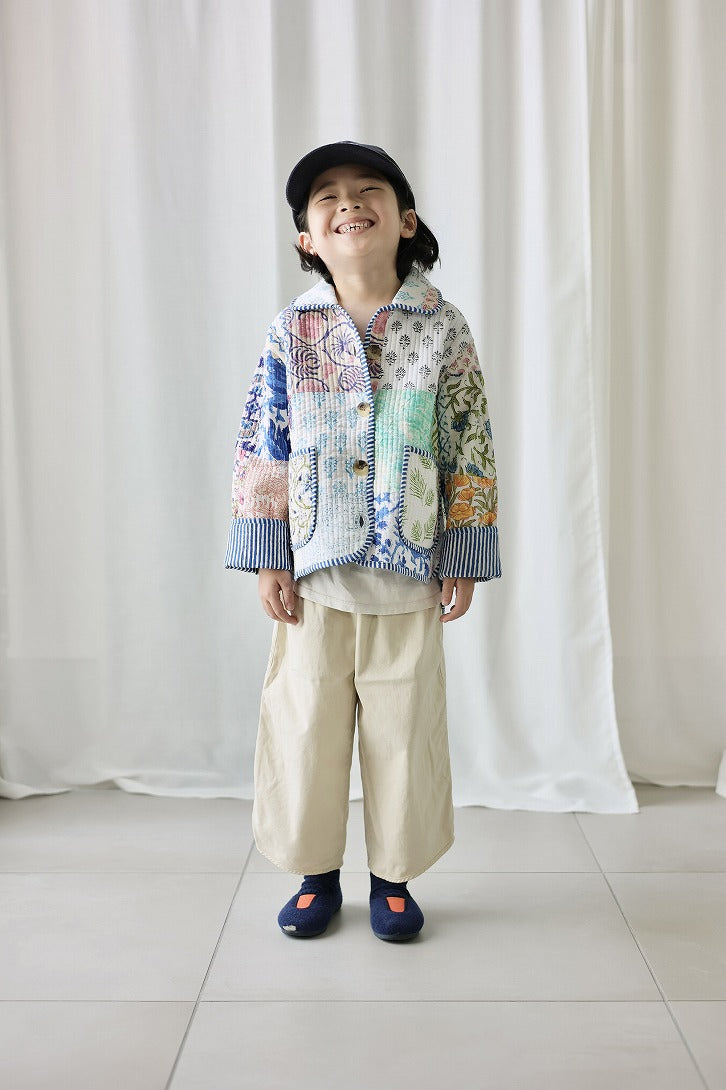 【phet and ploy】QULTED JACKET Blue stripe ジャケット 2y,4y  | Coucoubebe/ククベベ