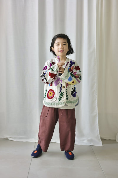 【phet and ploy】SUZANI JACKET Blue stripe ジャケット 2y,4y（Sub Image-5） | Coucoubebe/ククベベ