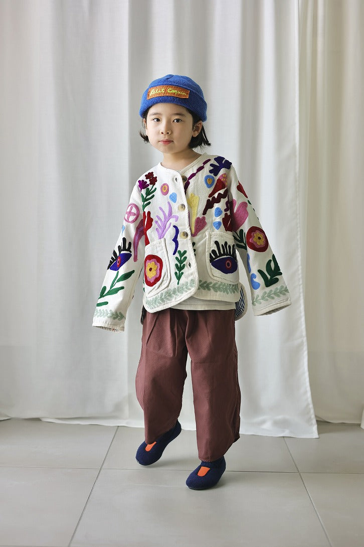 【phet and ploy】SUZANI JACKET Blue stripe ジャケット 2y,4y  | Coucoubebe/ククベベ