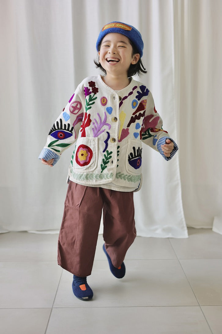 【phet and ploy】SUZANI JACKET Blue stripe ジャケット 2y,4y  | Coucoubebe/ククベベ