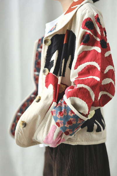 【phet and ploy】APPLIQUE JACKET Beige ジャケット 2y,4y（Sub Image-9） | Coucoubebe/ククベベ