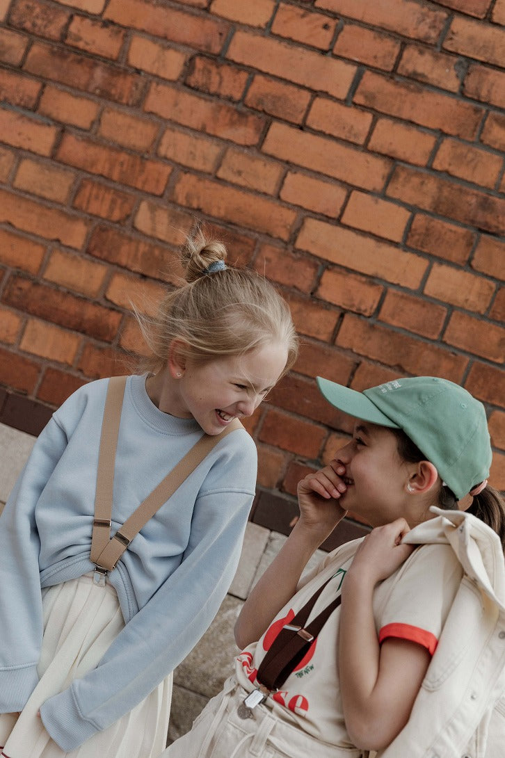 【SILLY Silas】Retro V Braces Sand Brown サスペンダー 4-8y  | Coucoubebe/ククベベ