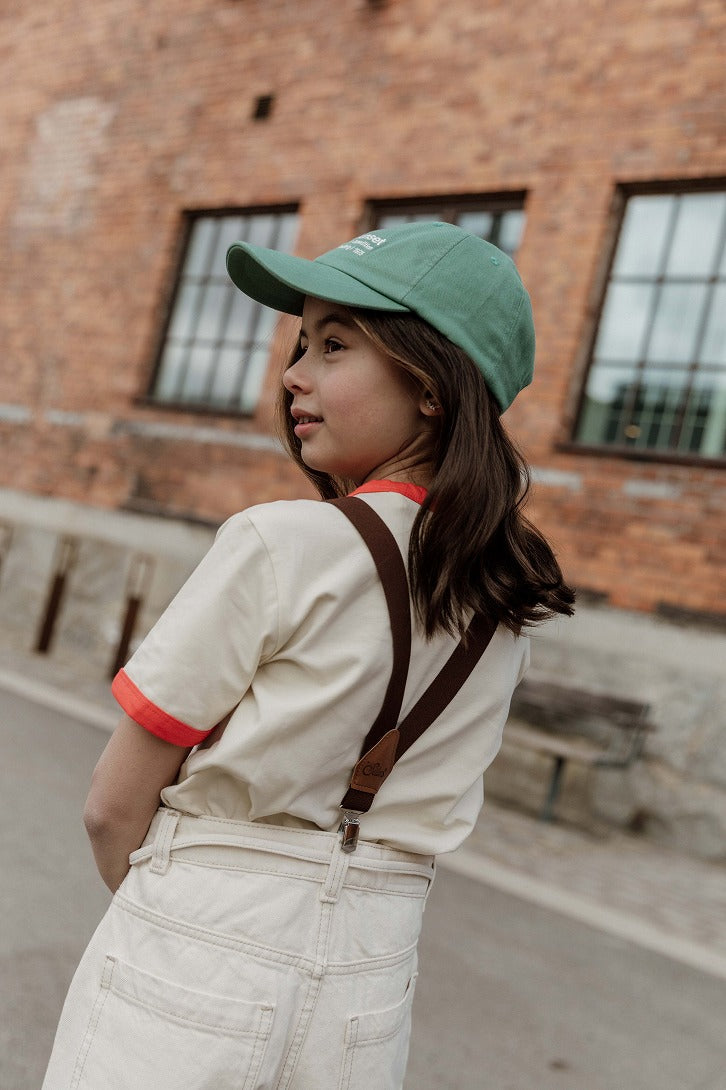 【SILLY Silas】Retro V Braces Chocolate Brown サスペンダー 4-8y  | Coucoubebe/ククベベ