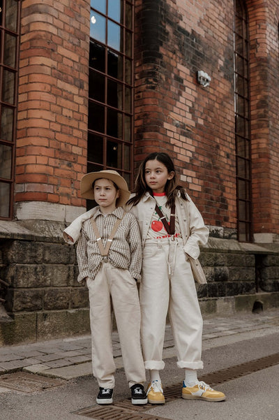 【SILLY Silas】Retro V Braces Sand Brown サスペンダー 4-8y（Sub Image-9） | Coucoubebe/ククベベ