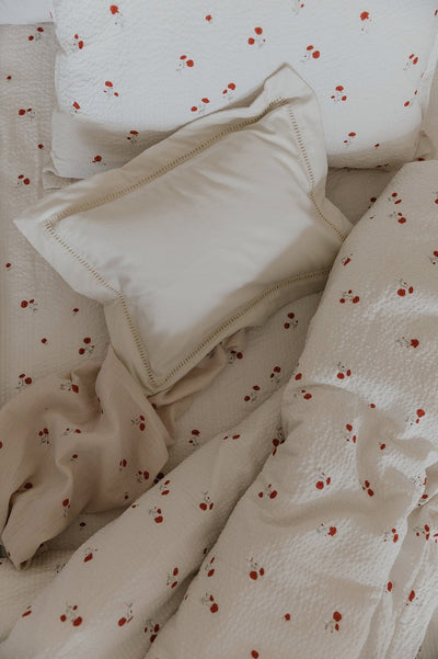 【garbo&friends】Poppy Muslin Swaddle Blanket ブランケット（Sub Image-3） | Coucoubebe/ククベベ