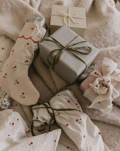 【garbo&friends】Poppy Muslin Swaddle Blanket ブランケット（Sub Image-4） | Coucoubebe/ククベベ