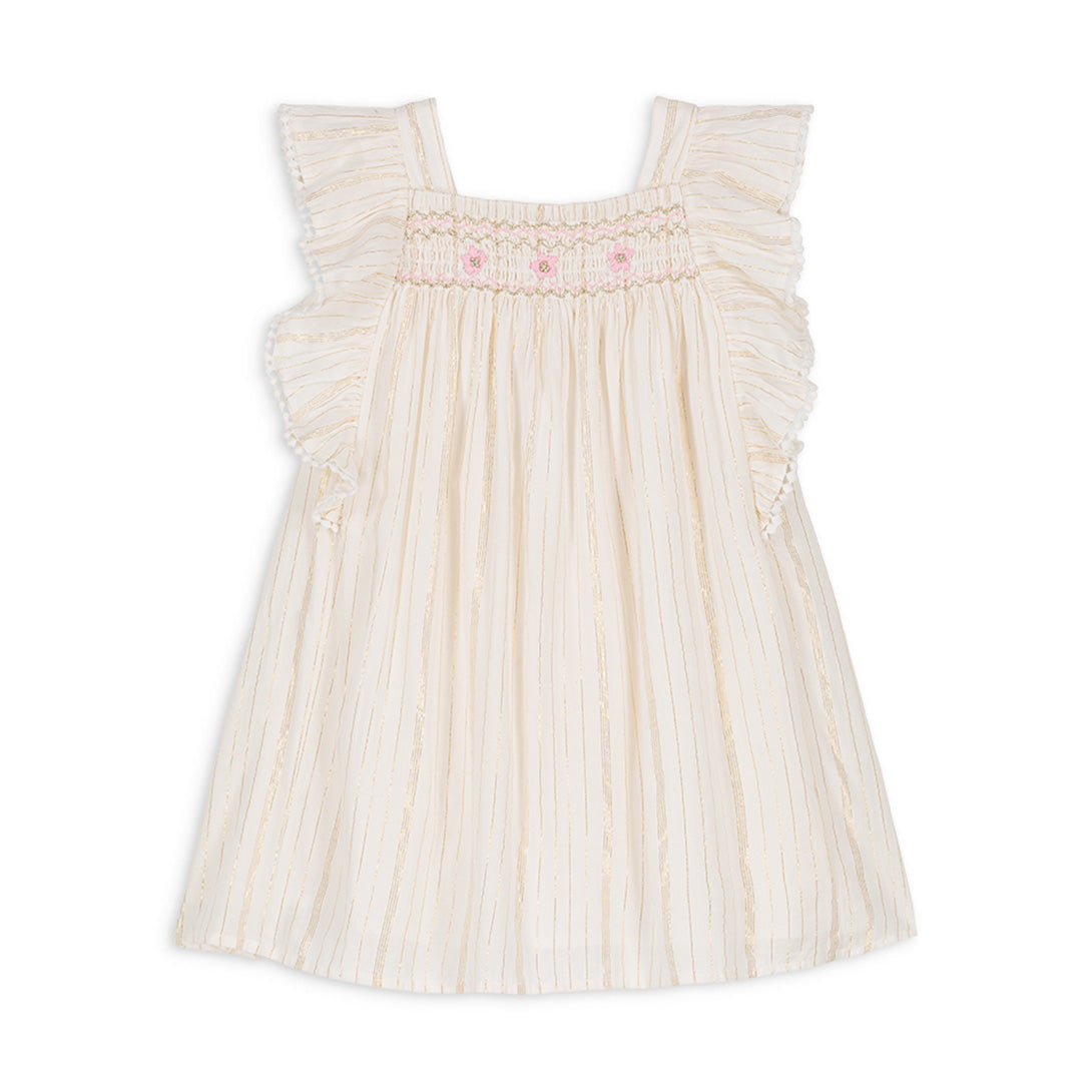 【LOUISE MISHA】【30%OFF】Dress Martine Cream ワンピース 18m,24m,3y,4y  | Coucoubebe/ククベベ