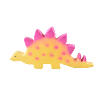 【TIKIRI】Teether  & Bath Toy Stegosaurus　歯固め&バストイ　ステゴサウルス　（Sub Image-1） | Coucoubebe/ククベベ