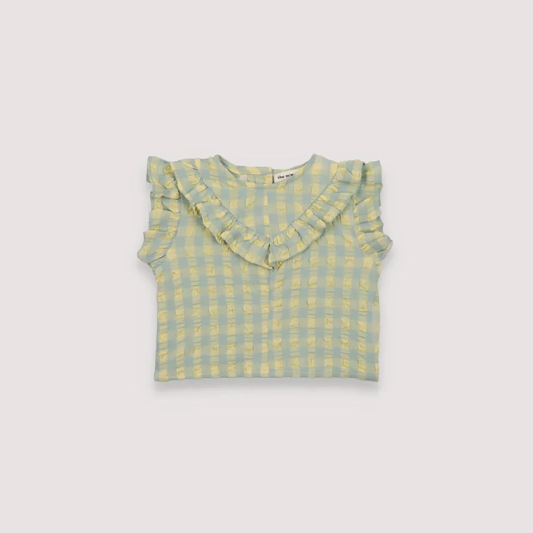 【the new society】【30%OFF】Canyon Yellow Baby Blouse Yellow Check ブラウス 12m,18m,24m  | Coucoubebe/ククベベ