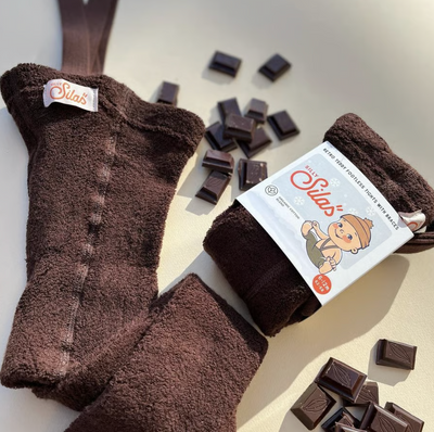 【SILLY Silas】Teddy Warmy Footless Collection chocolate brown レギンス 6-12m,1-2y（Sub Image-3） | Coucoubebe/ククベベ