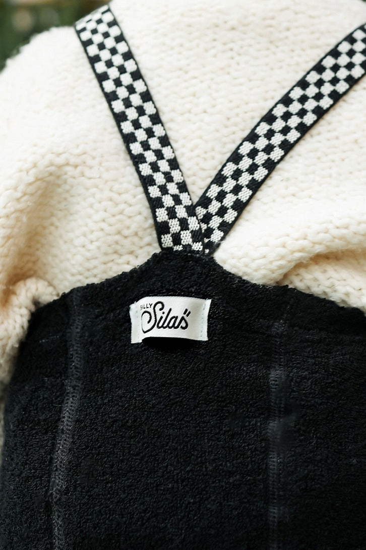 【SILLY Silas】Teddy Warmy Footless Collection Classic Black Checked レギンス 6-12m,1-2y,2-3y  | Coucoubebe/ククベベ