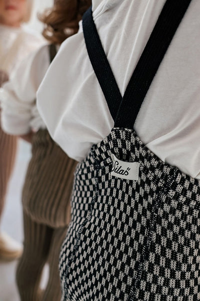 【SILLY Silas】【一部予約販売】Footless Collection Black×White Checked レギンス 6-12m,1-2y,2-3y,3-4y（Sub Image-10） | Coucoubebe/ククベベ