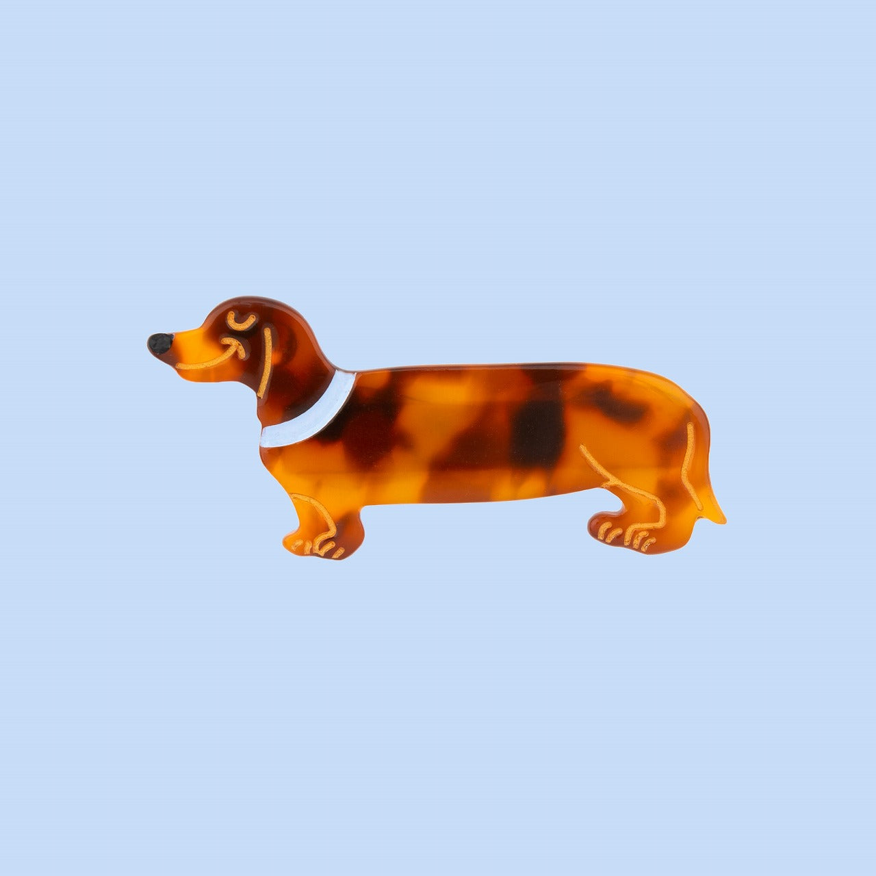 【Coucou Suzette】Dachshund Hair Clip ダックスフンドヘアクリップ  | Coucoubebe/ククベベ