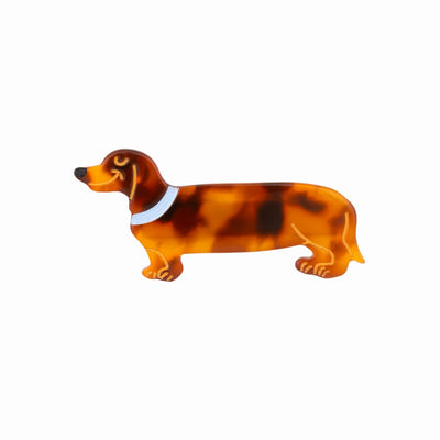 【Coucou Suzette】Dachshund Hair Clip ダックスフンドヘアクリップ（Sub Image-2） | Coucoubebe/ククベベ