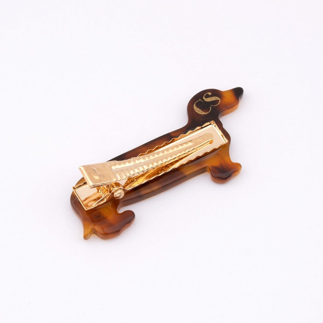 Coucou Suzette】Dachshund Hair Clip ダックスフンドヘア