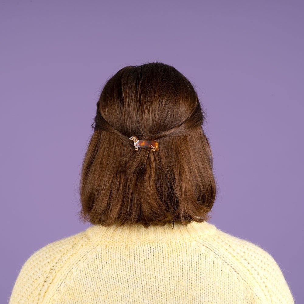 【Coucou Suzette】Dachshund Hair Clip ダックスフンドヘアクリップ  | Coucoubebe/ククベベ