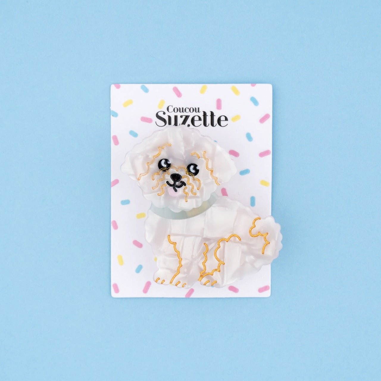 【Coucou Suzette】Bichon Hair Clip ビションヘアクリップ  | Coucoubebe/ククベベ