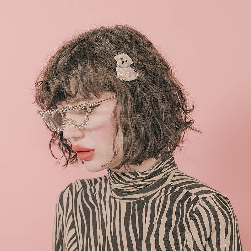 【Coucou Suzette】Bichon Hair Clip ビションヘアクリップ  | Coucoubebe/ククベベ