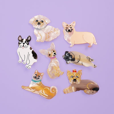 【Coucou Suzette】Bulldog Hair Clip ブルドッグヘアクリップ（Sub Image-4） | Coucoubebe/ククベベ