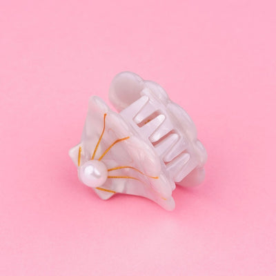 【Coucou Suzette】Scallop Shell Mini Hair Claw ホタテ貝ヘアクリップ（Sub Image-3） | Coucoubebe/ククベベ
