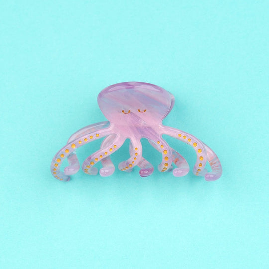 再販】波打ち際✧︎のヘアクリップmini♡ silverベース