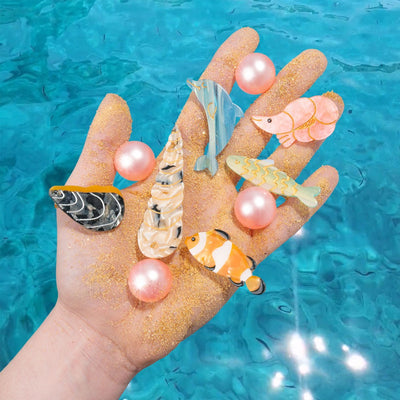 【Coucou Suzette】Clownfish Hair Clip カクレクマノミヘアクリップ（Sub Image-7） | Coucoubebe/ククベベ