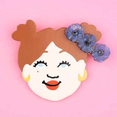【Coucou Suzette】Anemone Hair Clip アネモネヘアクリップ（Sub Image-4） | Coucoubebe/ククベベ