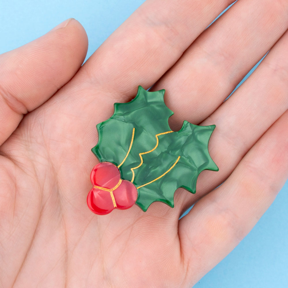 【Coucou Suzette】Holly Hair Clip ヒイラギヘアクリップ  | Coucoubebe/ククベベ