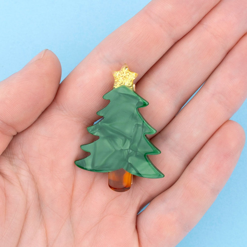 【Coucou Suzette】Christmas Tree Hair Clip クリスマスツリーヘアクリップ  | Coucoubebe/ククベベ