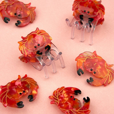 【Coucou Suzette】Crab Hair Clip カニヘアクリップ（Sub Image-6） | Coucoubebe/ククベベ