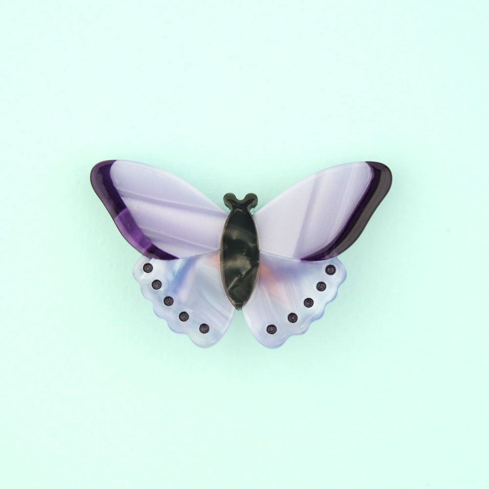 【Coucou Suzette】Purple Butterfly Hair Clip パープルちょうちょヘアクリップ  | Coucoubebe/ククベベ