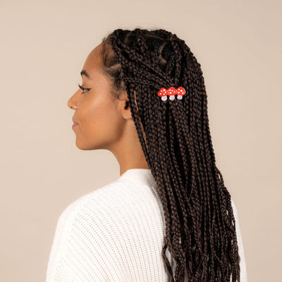 【Coucou Suzette】Mushroom Hair Clip キノコヘアクリップ（Sub Image-6） | Coucoubebe/ククベベ